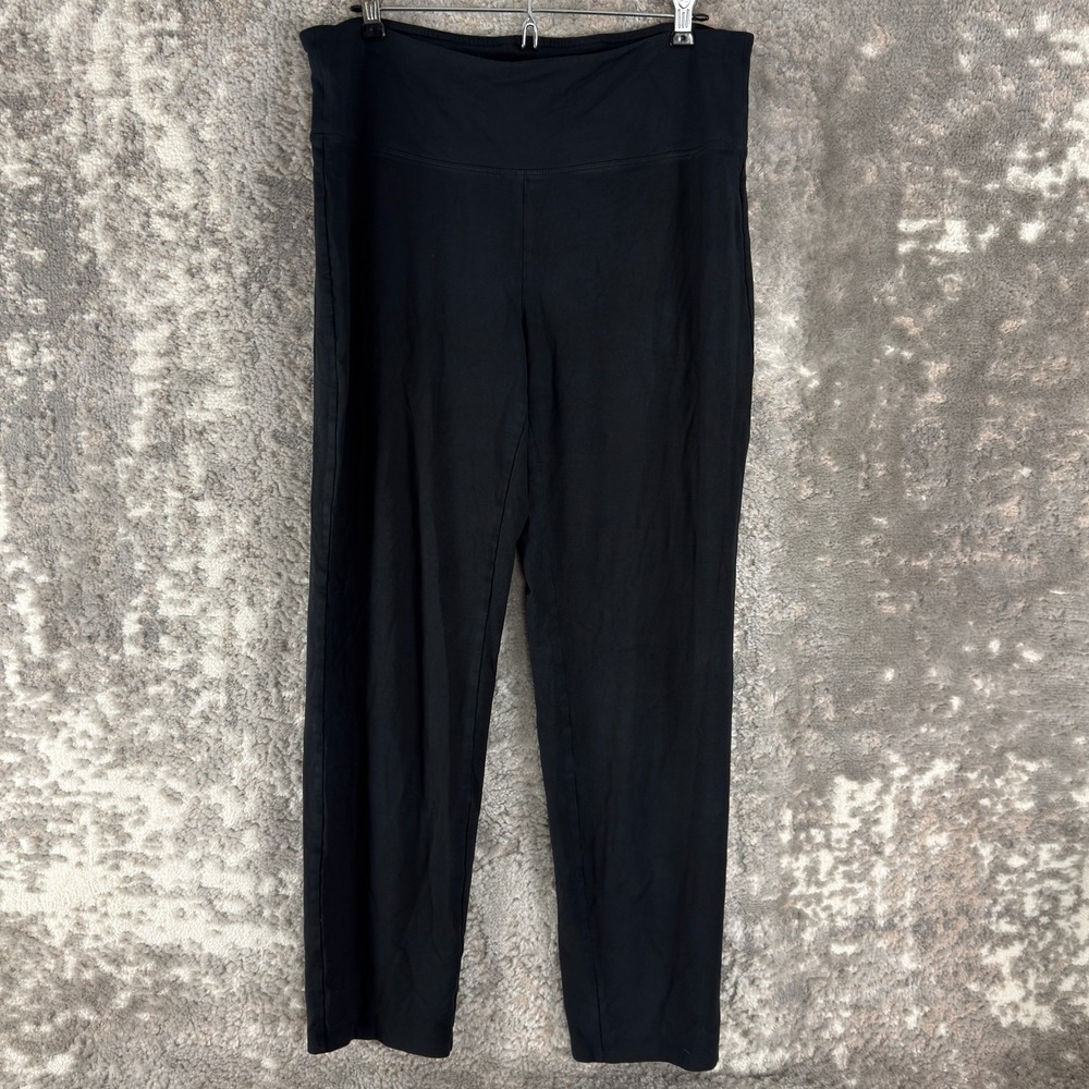 J. Jill Size M Wearever Smooth-Fit Slim Ankle Legging Pants Black Women